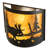 Jakema Steel Flush Mounted Sconce