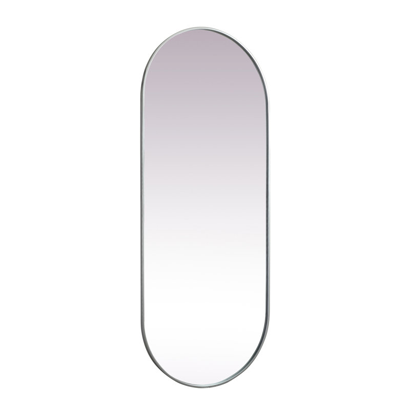 Miroir mural Elington, Argent, 72 po x 30 po 