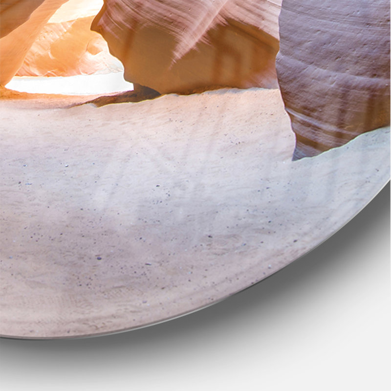 Horloge murale moderne Antelope Canyon Glow, Grand