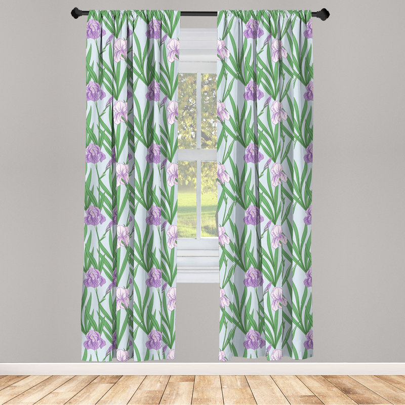 Rideaux 4 panneaux East Urban Home, L 56 po x L 95 po