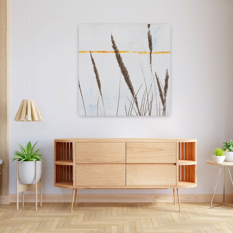 Sea Grass II, art contemporain abstrait, H 36 po x l 36 po