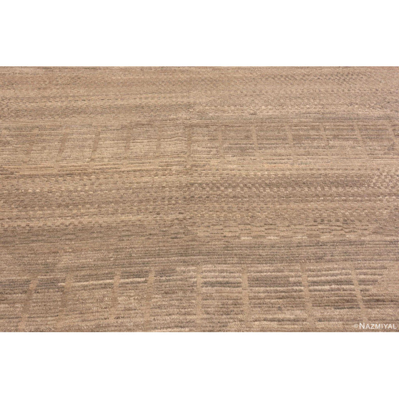 Tapis marocain contemporain taupe