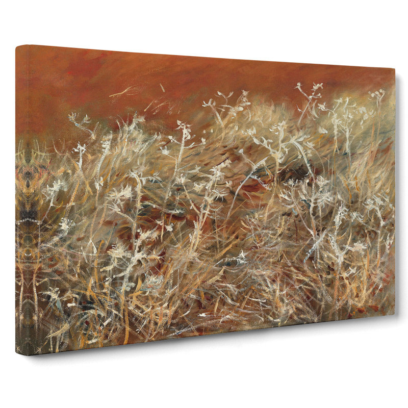 Thistles by John Singer Sargent - Wrapped Canvas Painting, 35cm H x 50cm W x 3cm D