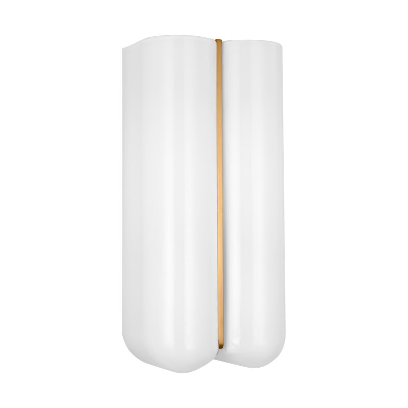 Cheverny 1 - Light Flush Mounted Sconce, Burnished Brass