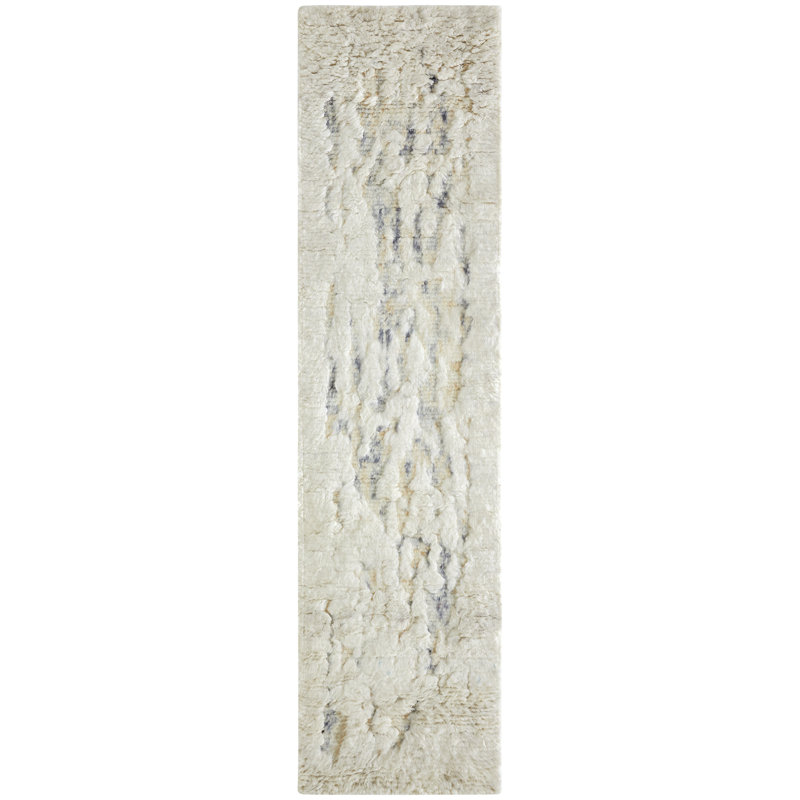 Tapis en laine Gildus, Tapis de couloir 2 pi 6 po x 10 pi
