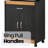 Rolling Kitchen Cart with  Microwave Shelf, Utensil Drawer, Interior Cabinet Storage Space and Locking Wheels-116087309