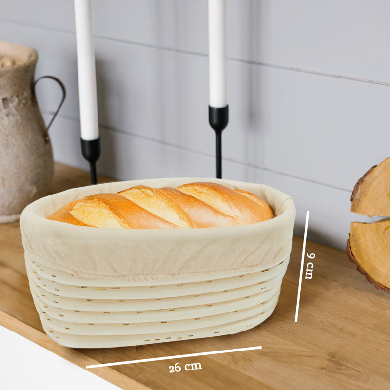 Bay Isle Home Decorative Basket, Cream