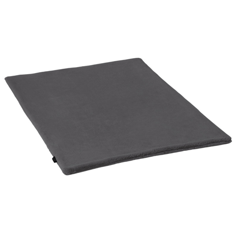 Couverture en fausse fourrure Hamayal, Gris, L 30 po x L 40 po