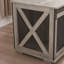 Mobilier pour cage de chien, cage pour chien de ferme avec porte de grange coulissante -613205443