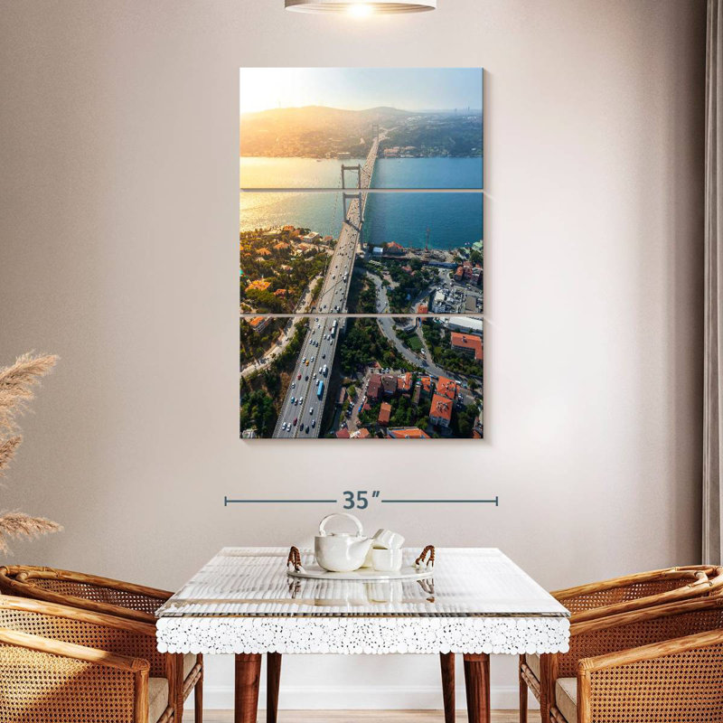 Masam Istanbul Bosphorus Bridge, 50" H x 32" W