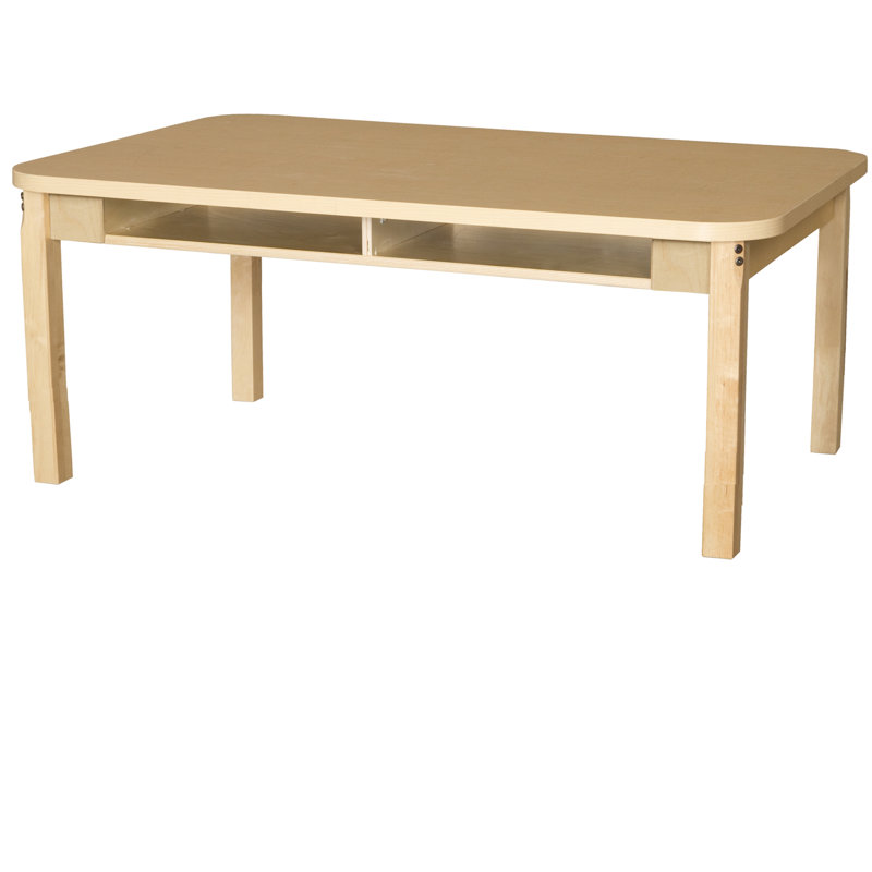 Bureau en bois multi-étudiants, H 15 po x l 48 po x P 36 po