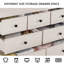 Commode 7 tiroirs en bois