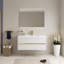 Meuble-lavabo mural 48 po avec lavabo, meuble de rangement flottant pour salle de bain avec comptoir en résine de pierre et tiroirs à fermeture en douceur-1813700-1813702-1813753