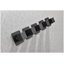Corps de soupape à contrôle de volume en laiton coulé 3/4 "noir mat avec poignée réglable pour systèmes de douche principale
