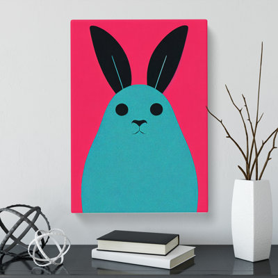 Dyri Rabbit Minimalism Vol.2 - Wrapped Canvas