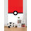 Adhésif décoratif pokeball rouge et blanc Pokémon