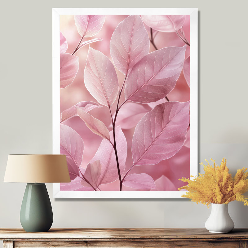 Kayleigh - Décoration murale florale, H 20 po x l 12 po, Blanc, Picture Framed