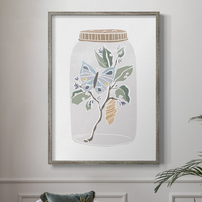 Reproduction encadrée Nature Jar II - bois massif