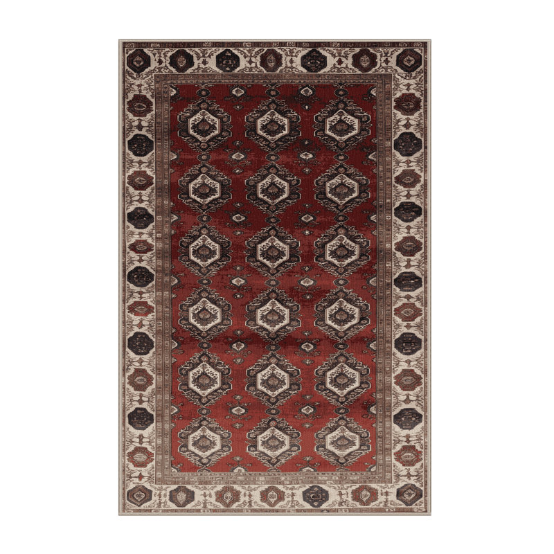 Tapis brun lavable à la machine, Rectangle 3 pi x 5 pi