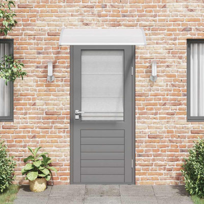 Aghan vidaXL Door Canopy, Outdoor Awning for Porch & Patio, Polycarbonate Cover