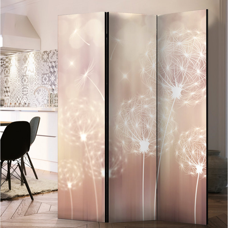 Oren Solid Wood Folding Room Divider, 3