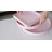 Estepp 10” Round Decorative Pink Plastic Tray With Gold Trim-1709095493