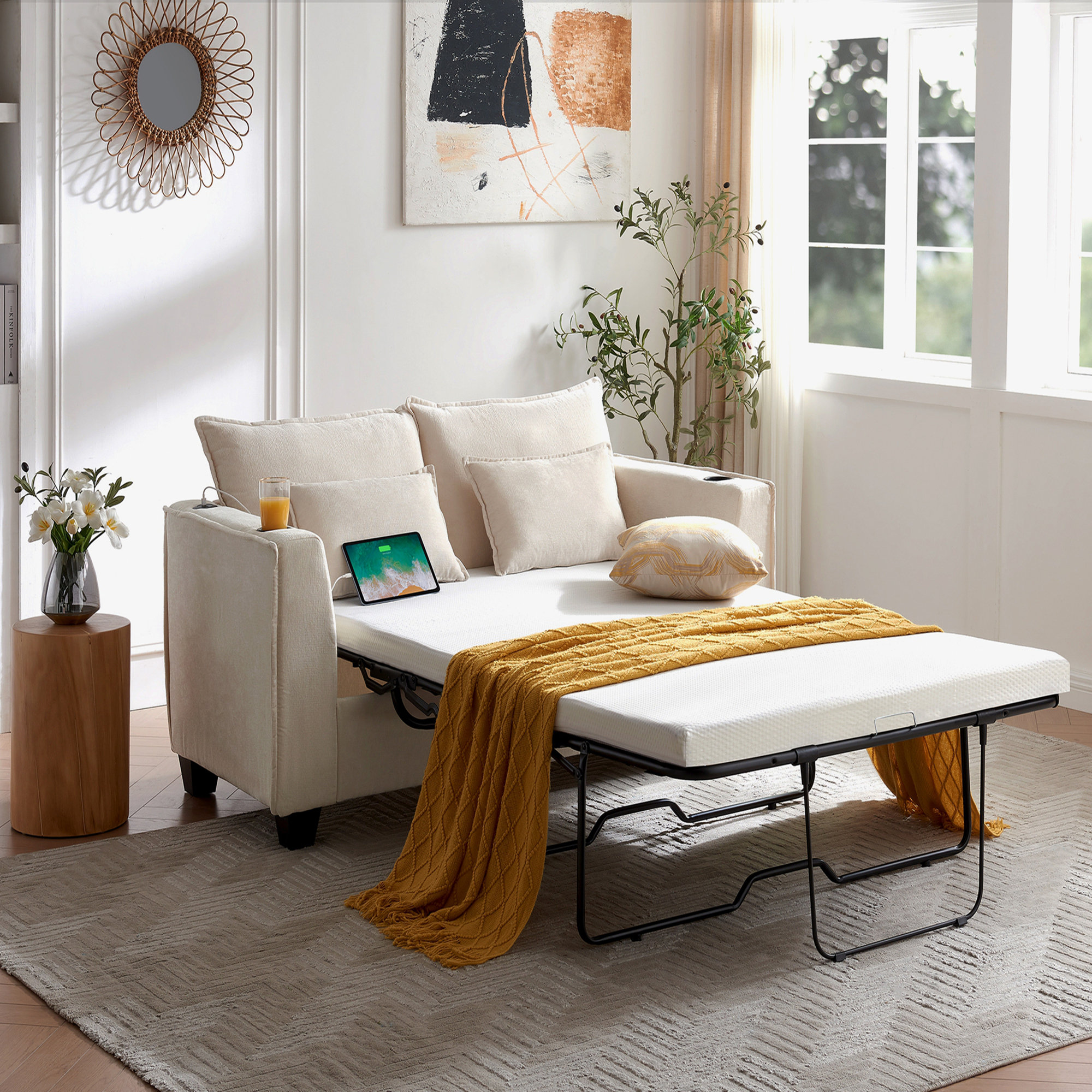 Latitude Run® Pull Out Sofa Bed | Wayfair