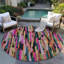 Tapis rose intérieur / extérieur lavable à la machine Chayil ACN1079-109487085