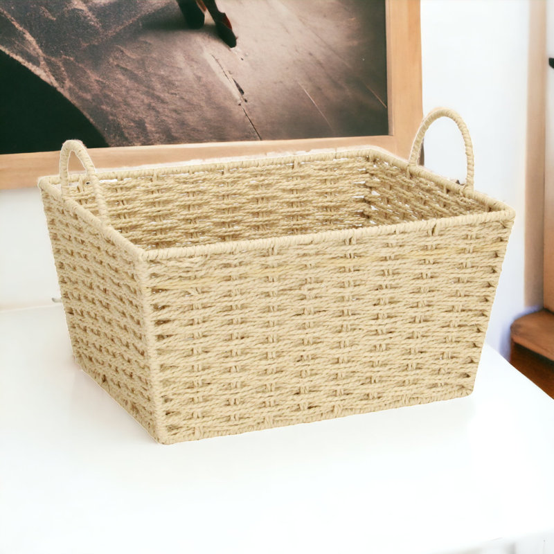 Panier de rangement rectangulaire Laelia