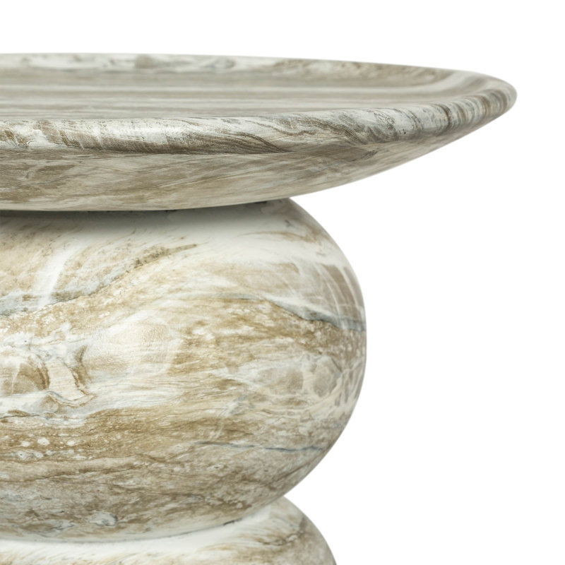 Table d'appoint Temple - Brume grise
