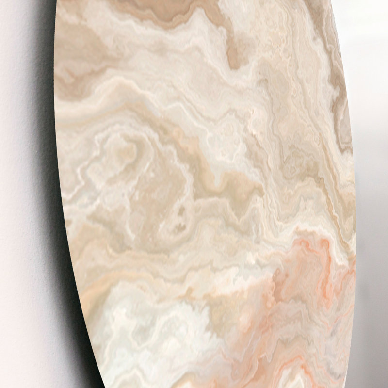 Modern Abstract Wall Decor on Metal