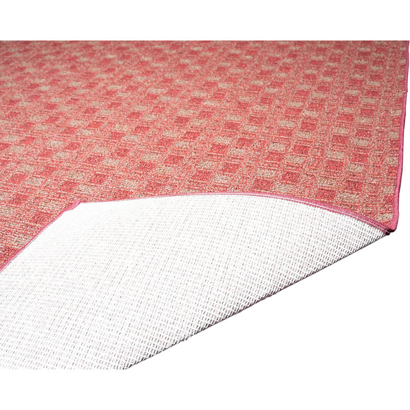 Ensemble de tapis intérieur / extérieur en polyester touffeté à la machine Girado, Rectangle 1 pi 6 po x 2 pi 3 po