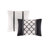 Stunning King/ King Bedding With Floral Print And Solid Black Reverse Microfiber Decorative Pillows