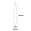 Lampe sur pied blanche 60 po Garritt