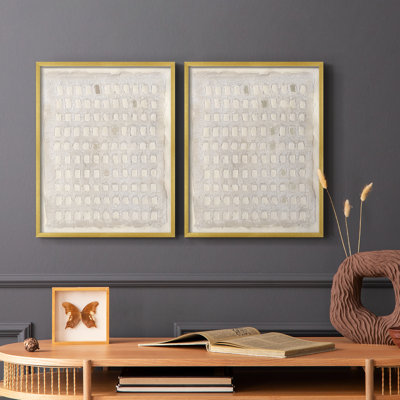 Pearl Punch Card I-Premium Framed Print -Ready to Hang - No Nails Required - No Nails Required