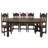 Digiulio Pine Solid Wood Dining Table