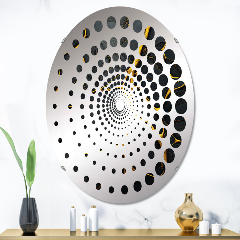 Miroir mural oval, 35,4 po x 23,6 po