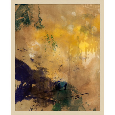 Amber Haze II by Flagler Wood Framed Wall Art Print
