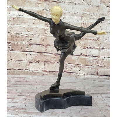 Figurine sculptée à la main en bronze