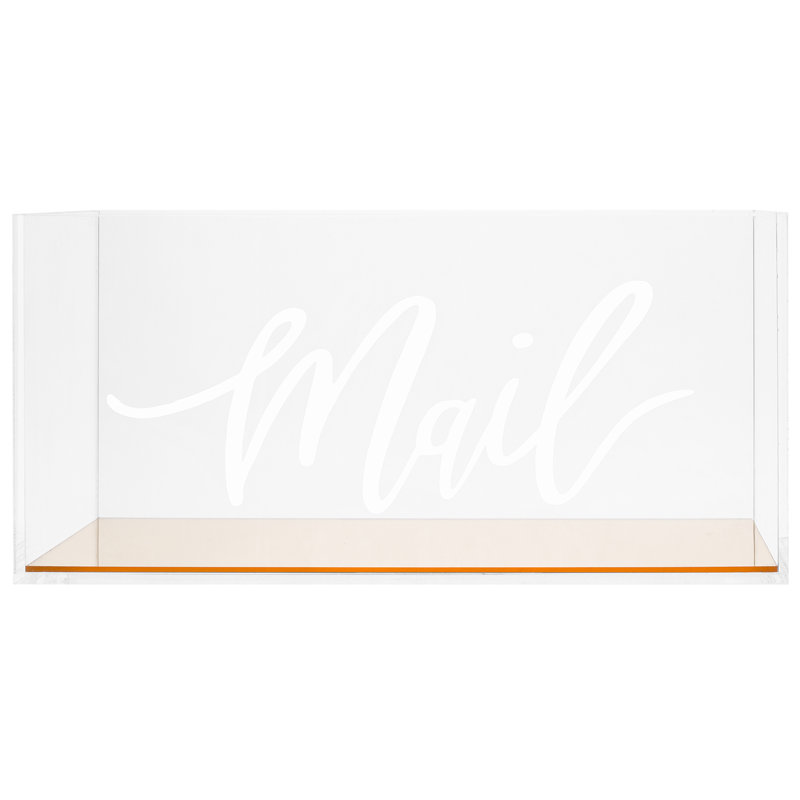 Hemanshu Acrylic Mail Box Desk Organiser