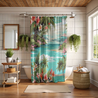 Cay - Premium Shower Curtain