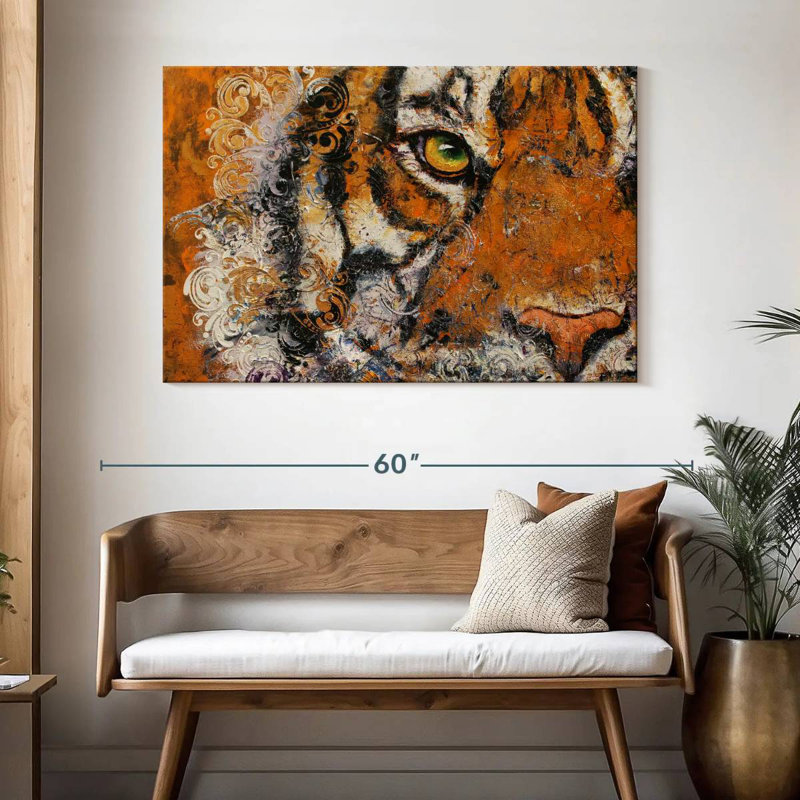 Brampt Royal Tiger Eye, 32" H x 48" W