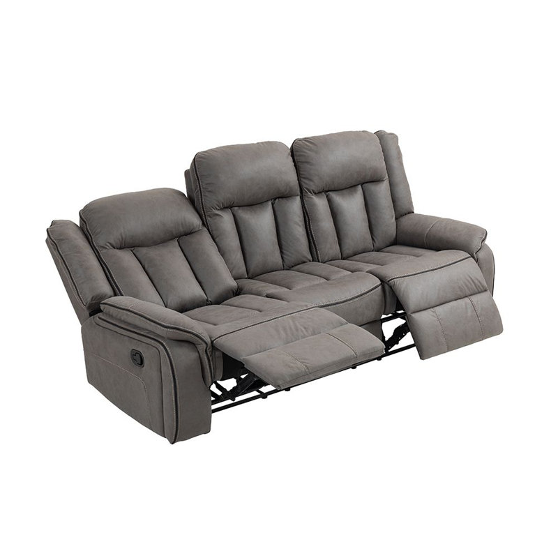 Bahez 5 Seater Reclining Sofa, Grey