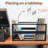 Metal Vinyl Record Storage Crate With Wheels