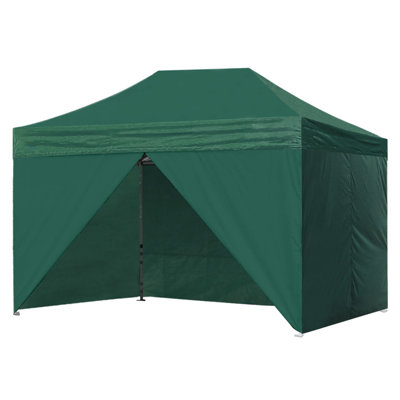 Amber-Lee 96'' W x 180'' D Steel Pop-Up Canopy