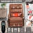 Power Brown Leatheraire Lift Recliner Chair Dual Motor Infinite Position Up To 350 LBS-1288571762