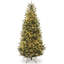 The Holiday Aisle® Natural Fraser Slim Fir Tree with Clear Lights-36094278