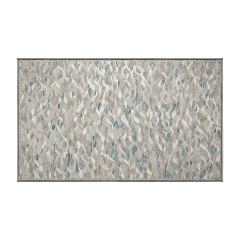 Tapis gris soyeux et moelleux, Tapis de couloir 2 pi x 5 pi
