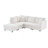 Modern Modular Sectional Sofa With Deep Seat, Corner Couch With Movable Ottoman, Comfy Sofa-1613682224