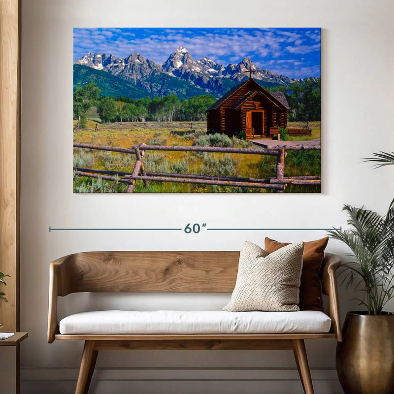 Chapelle en bois Adella Grand Teton, H 34 po x l 51 po